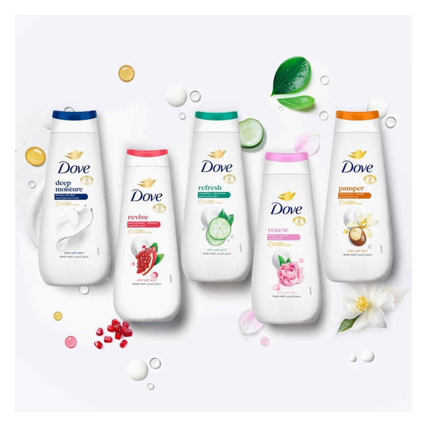 Dove Renew Peony + Rose Oil Body Wash - 400ml