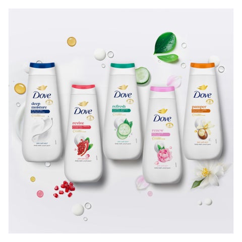 Dove Deep Moisture 24H Soft Skin Body Wash - 400ml
