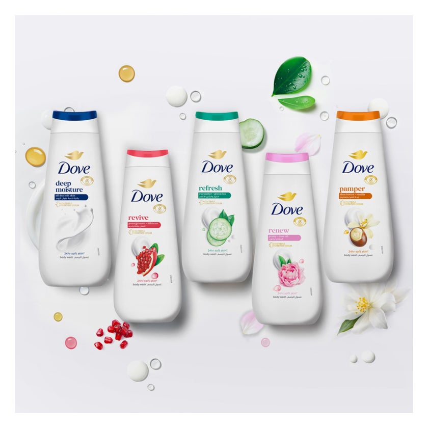 Dove Deep Moisture 24H Soft Skin Body Wash - 400ml