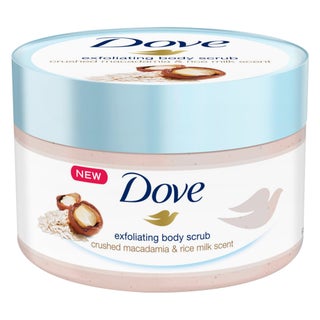 Dove Crushed Macadamia & Rice Milk Exfoliating Body Scrub - 225ml