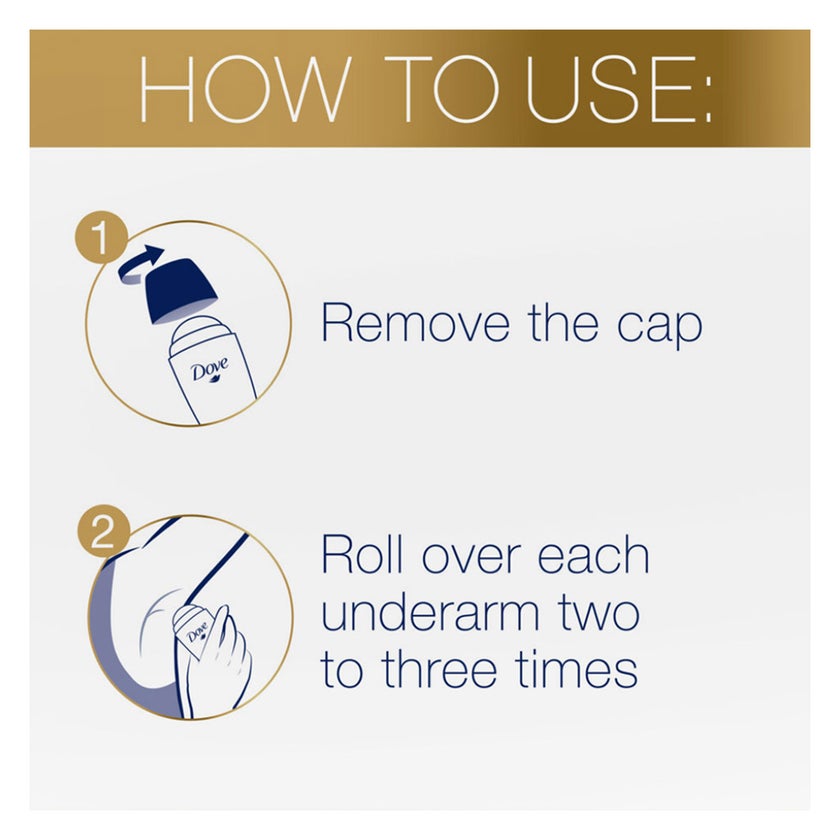 Dove Nourishing Secrets 48H Roll On Deodorant, Coconut & Jasmine - 50ml