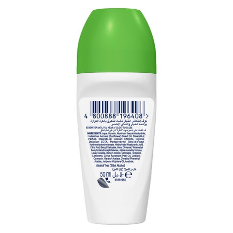 Dove Advanced Care 72H Roll On Deodorant, Cucumber & Green Tea - 50ml