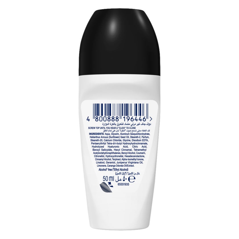 Dove Invisible Dry 72H Roll On Deodorant - 50ml