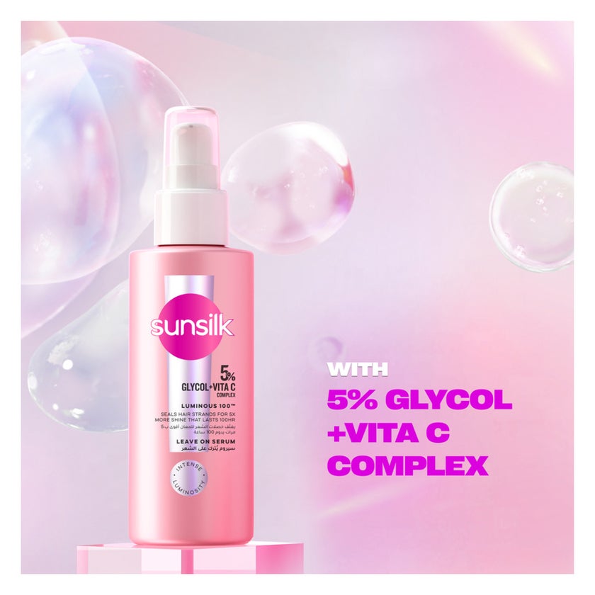 Sunsilk Luminous 100 Leave On Hair Serum - 90ml