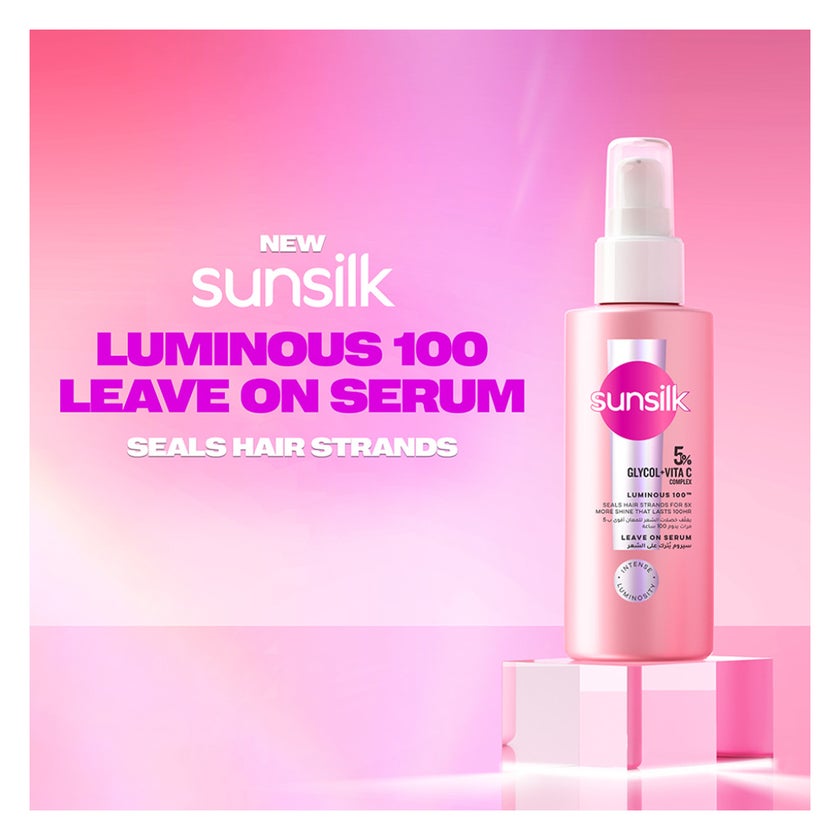 Sunsilk Luminous 100 Leave On Hair Serum - 90ml