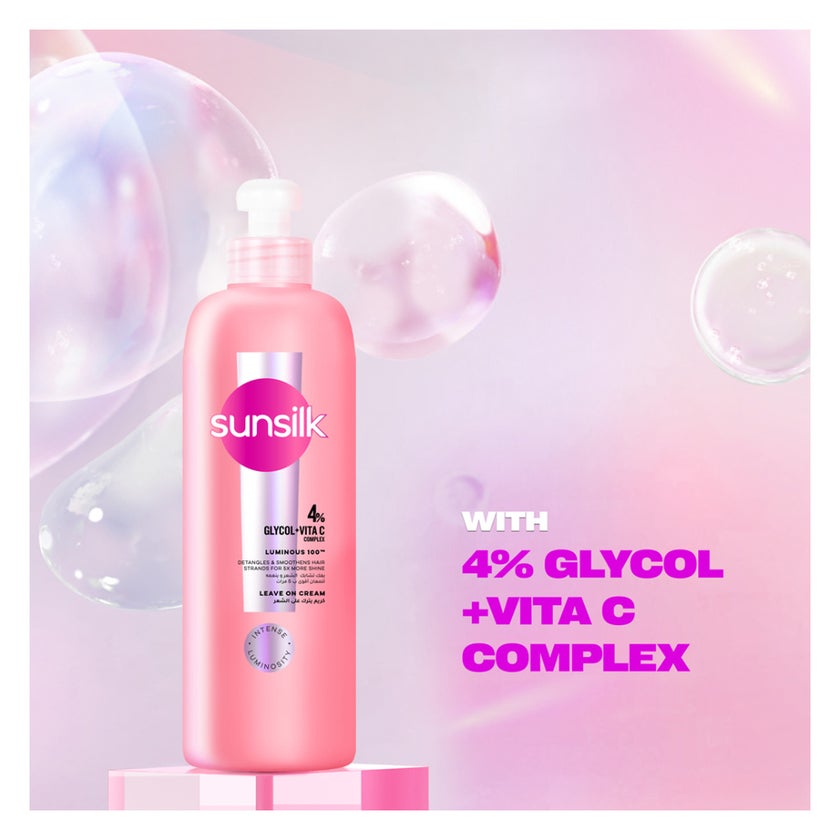 Sunsilk Luminous 100 Leave On Hair Cream - 200ml
