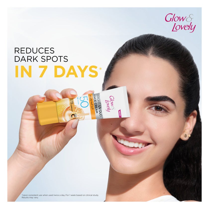 Glow & Lovely Bright UV Duo SPF 50 Face Cream - 50ml