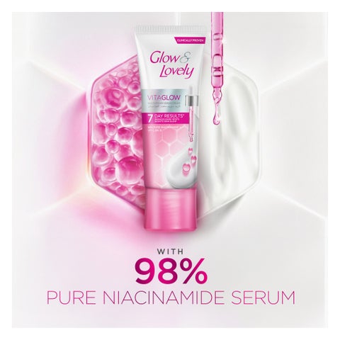 Glow & Lovely Bright UV Duo SPF 30 Vitamin C Face Cream - 100g