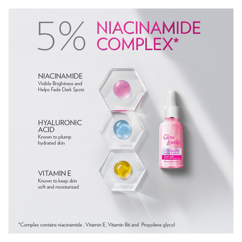 Glow & Lovely Vitaglow Face Serum - 30g