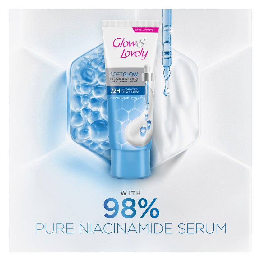 Glow & Lovely Softglow Moisture Serum Cream - 100g