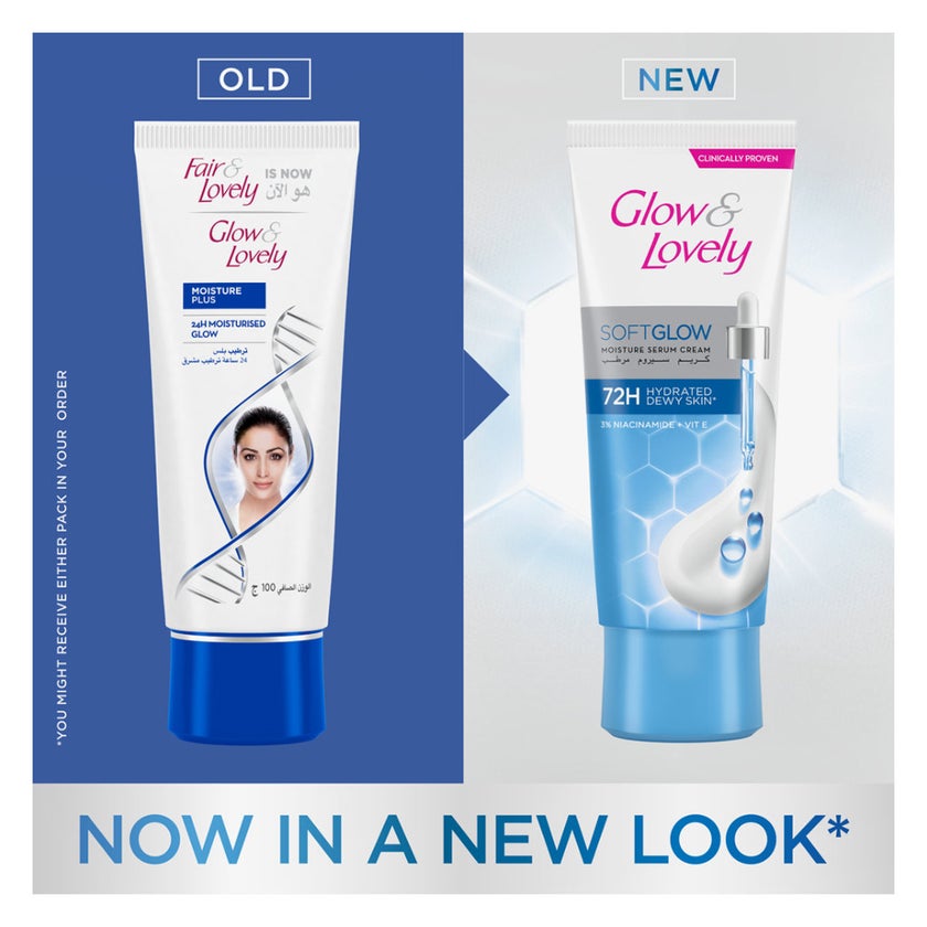 Glow & Lovely Softglow Moisture Serum Cream - 100g