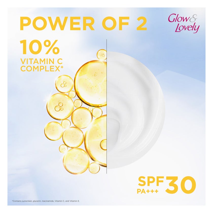 Glow & Lovely Bright UV Duo SPF 30 Vitamin C Face Cream - 50g