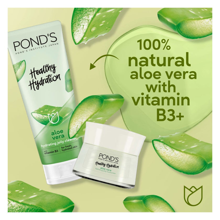Ponds Healthy Hydration Aloe Vera Gel Cleanser - 100ml