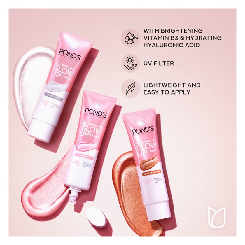Ponds Instabright Glow Up Pink Crush Cream - 20g