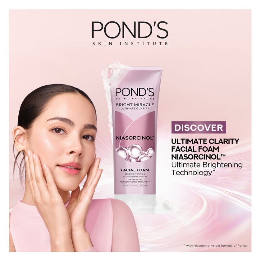 Ponds Bright Miracle Niasorcinol Facial Foam Cleanser - 100g