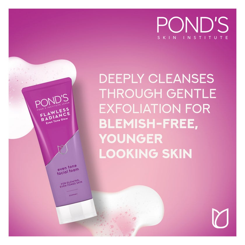Ponds Flawless Radiance Even Tone Facial Foam Cleanser - 100g