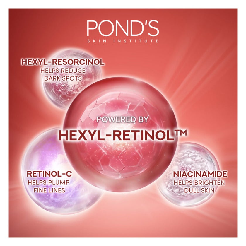 Ponds Age Miracle Hexyl-Retinol Facial Foam Cleanser - 100g