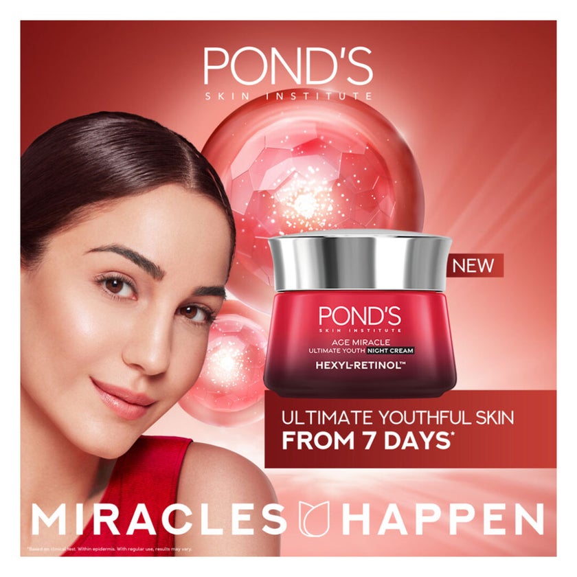 Ponds Age Miracle Hexyl-Retinol Night Cream - 50g