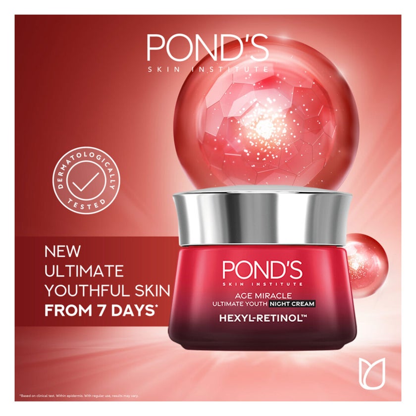 Ponds Age Miracle Hexyl-Retinol Night Cream - 50g