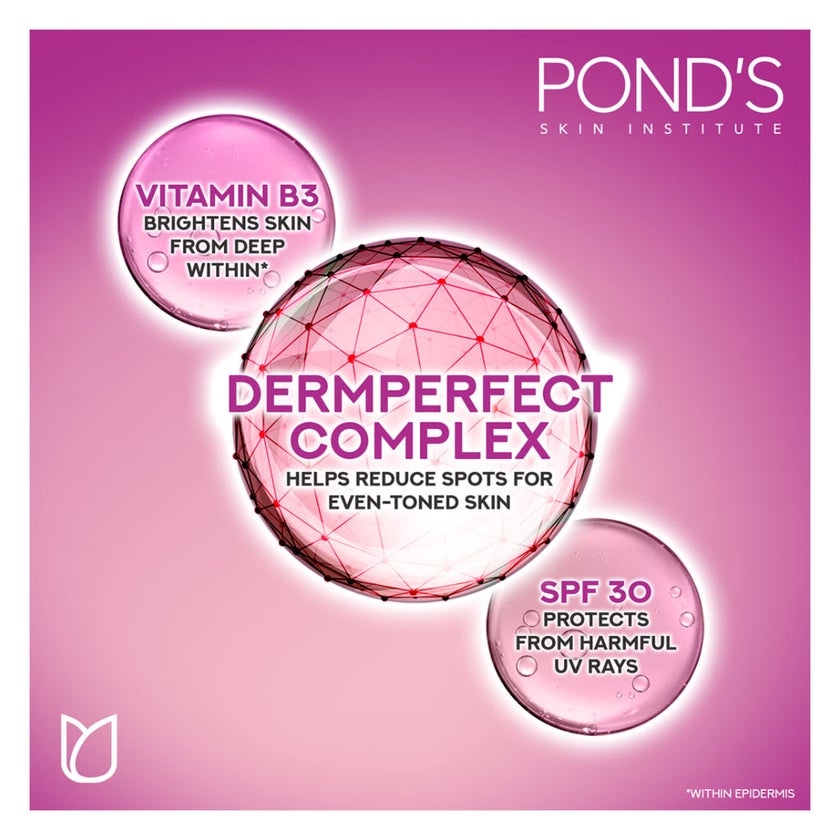 Ponds Flawless Radiance SPF 30 Moisturizing Day Cream - 50g