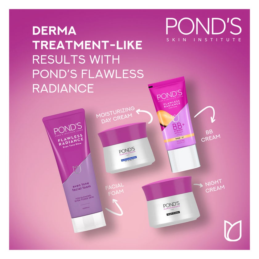 Ponds Flawless Radiance SPF 30 Moisturizing Day Cream - 50g