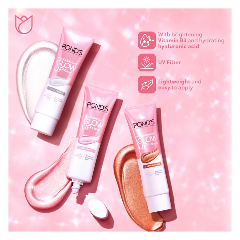 Ponds Instabright Glow Up Cream, Golden Sunshine - 20g