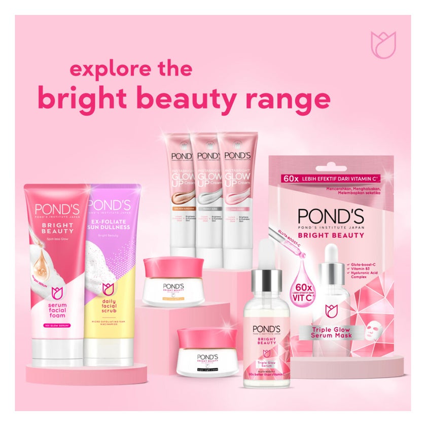 Ponds Instabright Glow Up Cream, Golden Sunshine - 20g