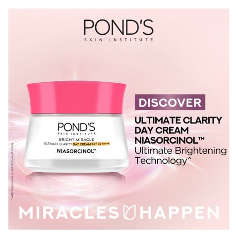 Ponds Bright Miracle Niasorcinol SPF 30 Day Cream - 50g