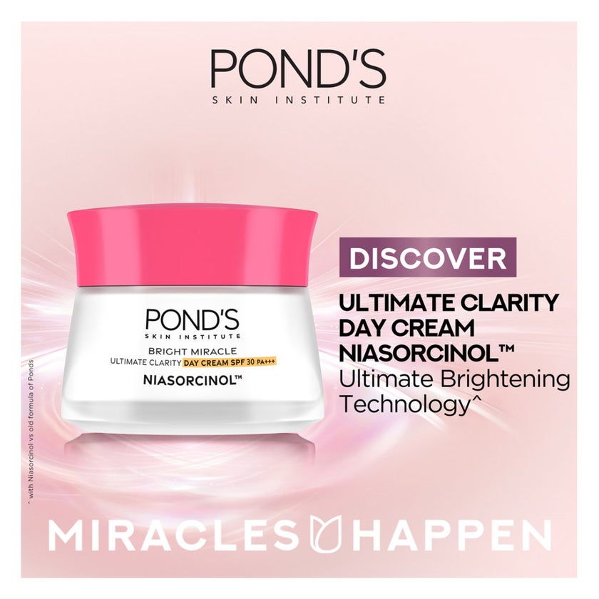 Ponds Bright Miracle Niasorcinol SPF 30 Day Cream - 50g