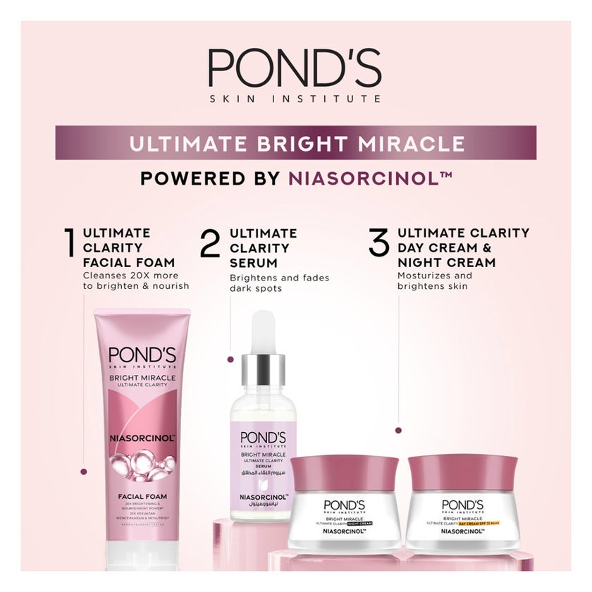 Ponds Bright Miracle Niasorcinol Night Cream - 50g