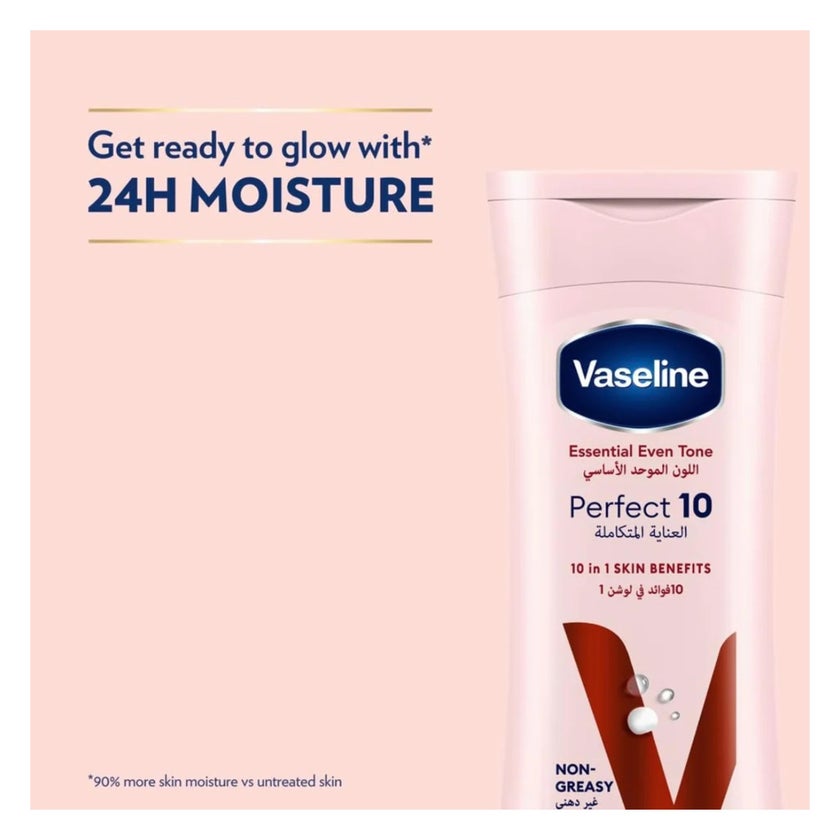 Vaseline Essential Even Tone Perfect 10 Body Lotion - 200ml