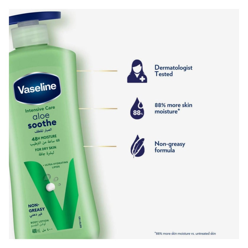 Vaseline Intensive Care Aloe Soothe Body Lotion - 725ml
