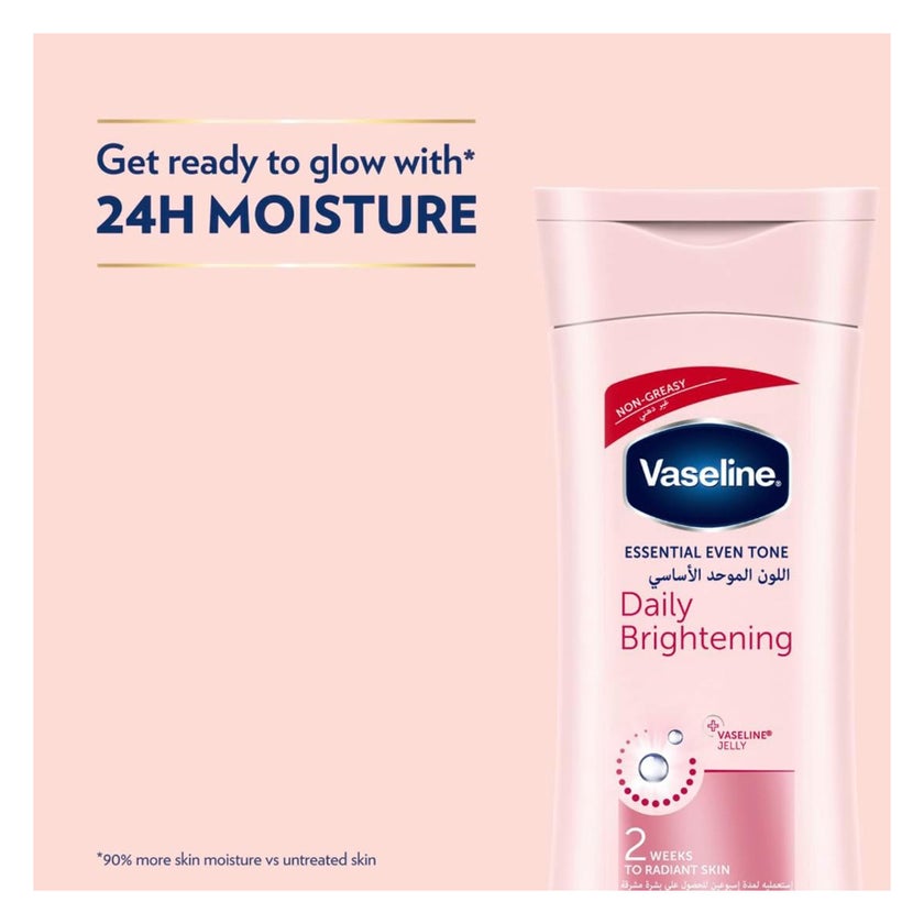 Vaseline Essential Even Tone Daily Brightening Body Lotion - 200ml