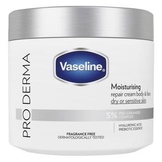 Vaseline Pro Derma 5% Pro Ceramide Complex Cream, Fragrance Free - 360g