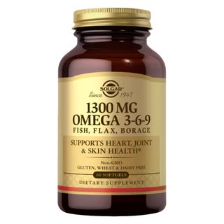 Solgar 1300mg Omega 3-6-9 Fish, Flax, Borage Softgels - 60 Softgels
