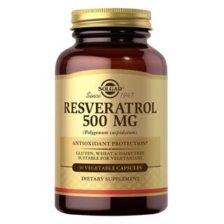 Solgar Resveratrol 500mg Veg Capsules - 30 Capsules