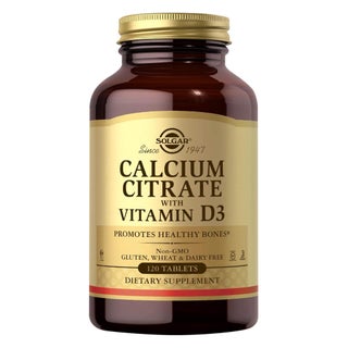Solgar Calcium Citrate With Vitamin D3 Tablets - 120 Tablets