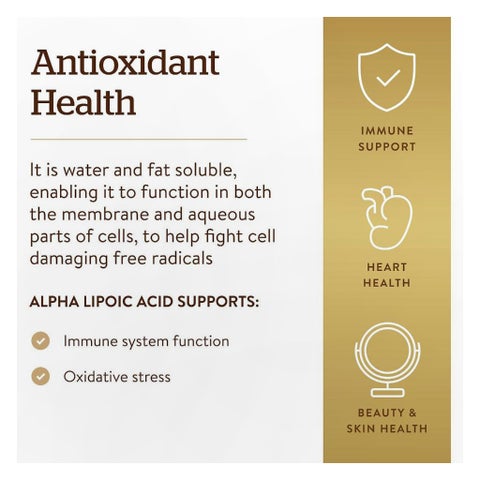 Solgar Alpha Lipoic 200mg Veg Capsules - 50 Capsules