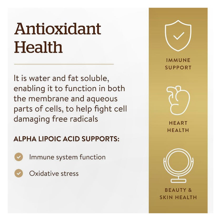 Solgar Alpha Lipoic 200mg Veg Capsules - 50 Capsules