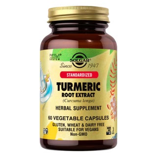 Solgar Standardized Turmeric Root Extract Veg Capsules - 60 Capsules