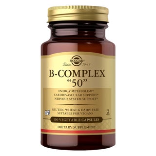 Solgar Vitamin B Complex 50 Veg Capsules - 100 Capsules