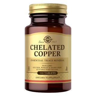 Solgar Chelated Copper Tablets - 100 Tablets
