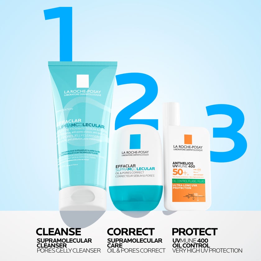 La Roche-Posay Effaclar Supramolecular Oil & Pores Jelly Cleanser - 200ml