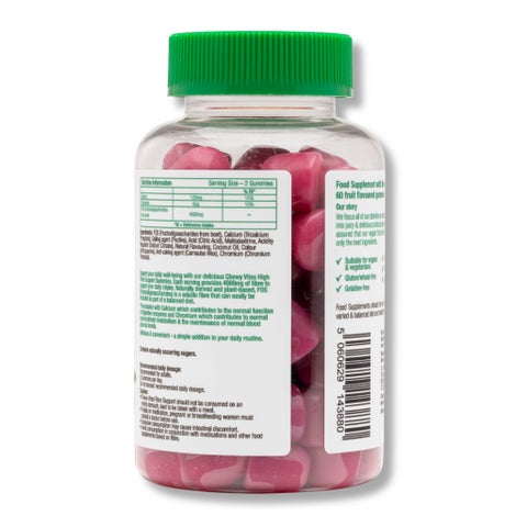 Chewy Vites Adults Fibre Support Gummies, Strawberry - 60 Gummies