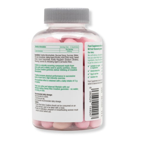 Chewy Vites Active Creatine Gummies, Strawberry - 90 Gummies