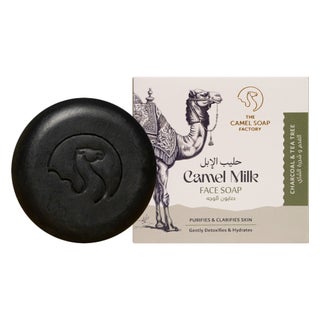 The Camel Soap Factory Camel Milk Face Soap, Charcoal & Tea Tree - 75g
