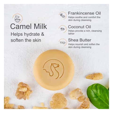 The Camel Soap Factory Camel Milk Face Soap, Frankincense & Orange - 75g
