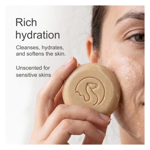 The Camel Soap Factory Camel Milk Face Soap, Unscented - 75g