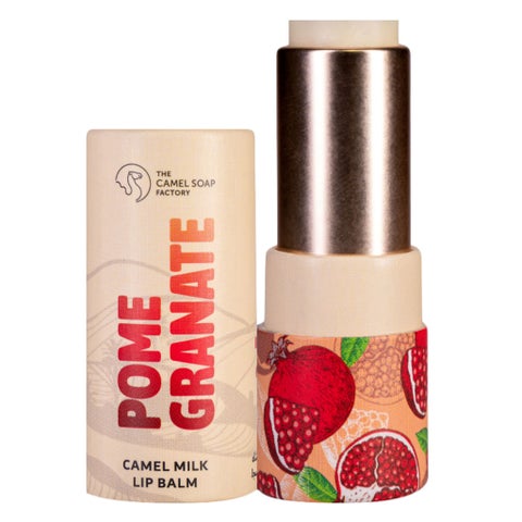 The Camel Soap Factory Camel Lip Balm, Pomegranate - 6g
