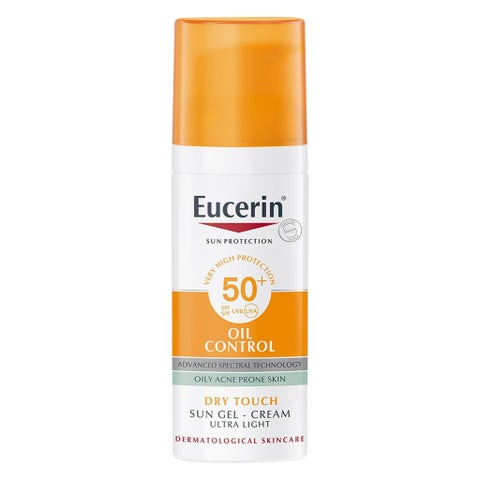 Eucerin Oil Control SPF 50+ Dry Touch Sun Gel Cream - 2 x 50ml